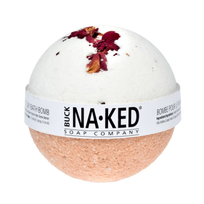 Rose with Moroccan Red Clay Bath Bomb - Buck Naked 